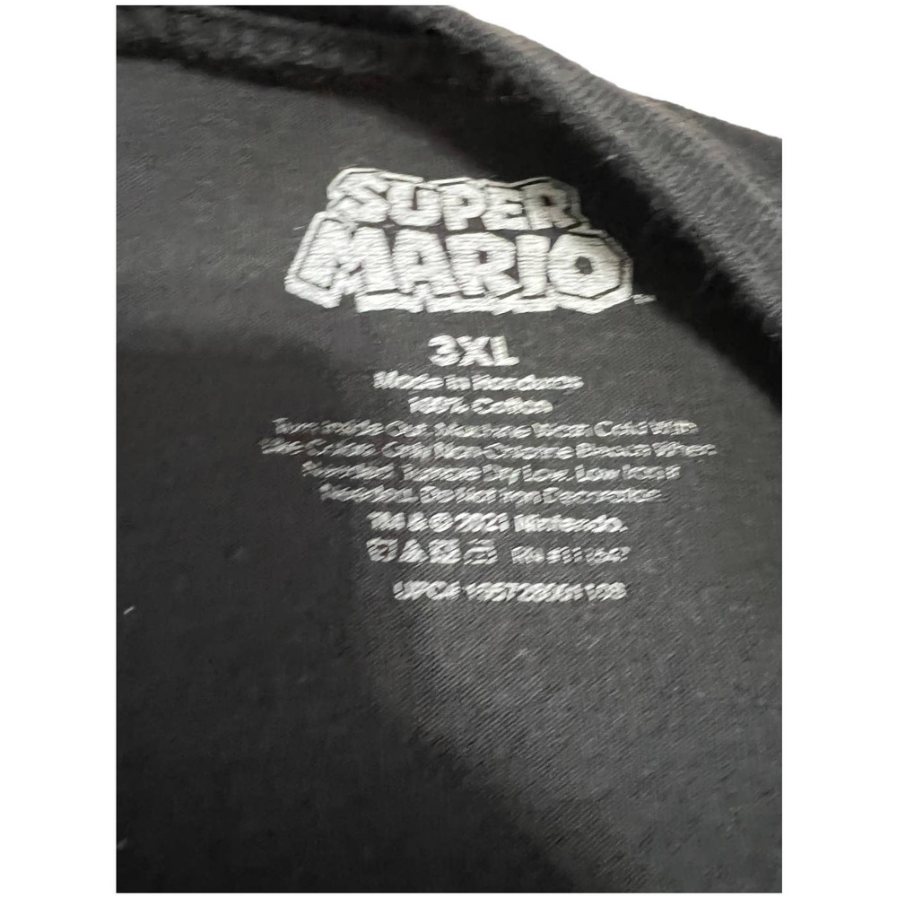 Super Mario Crew Neck Short Sleeved T-Shirt, Size 3Xl - Picture 3 of 4